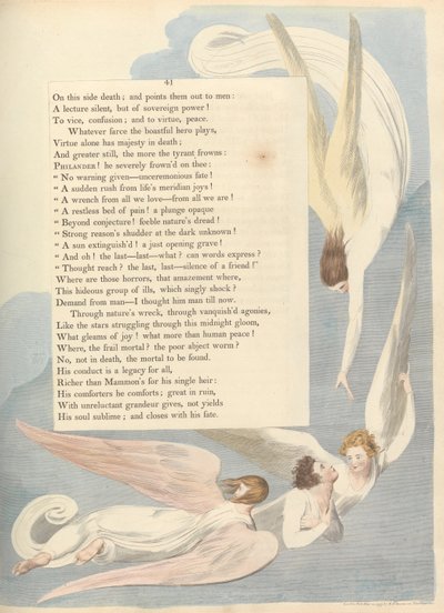 Youngs Nachtgedanken, Seite 41 von William Blake